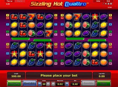 ᐈ Игровой Автомат Sizzling Hot Quattro  Играть Онлайн Бесплатно Novomatic™